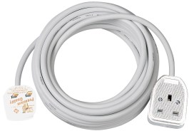 BRENNENSTUHL EXTENSION CABLE 5M FOR INDOOR USE WITH RUBBERIZED SOCKET 13 A BS WHITE 1166573015 BRENNENSTUHL ΠΡΟΕΚΤΑΣΗ ΚΑΛΩΔΙΟΥ 5M ΜΕ ΕΛΑΣΤΙΚΗ ΥΠΟΔΟΧΗ 13 A BS ΛΕΥΚΟ 1166573015